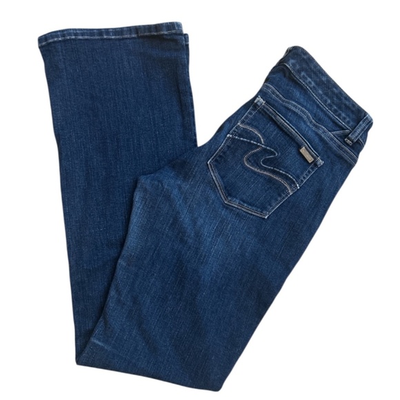 WHBM Vintage Bootcut Stretch Jeans Size 6S - Picture 2 of 5